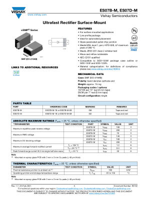 ES07BM 数据手册首页