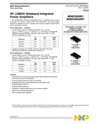 MD8IC925N datasheet cover page