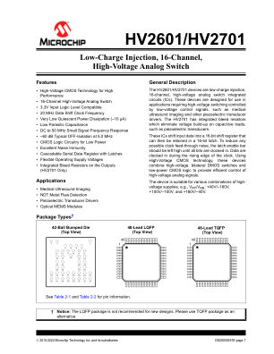 HV2601TQ-G 数据手册首页