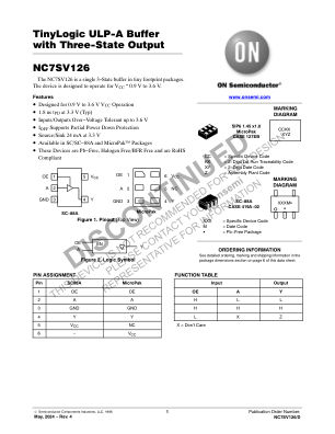 NC7SV126 数据手册首页