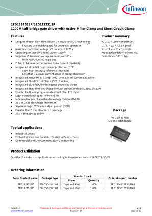 2ED1323S12P-2ED1324S12P datasheet cover page