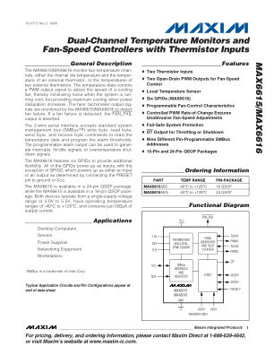 MAX6615-MAX6616 datasheet cover page