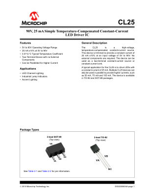 CL25N3-G 数据手册首页