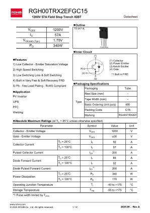 RGH00TRX2EF datasheet cover page