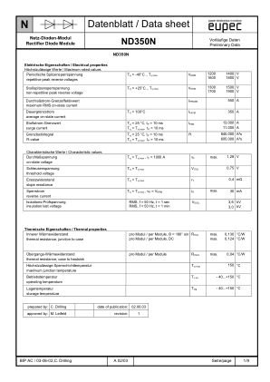 ND350N16K datasheet cover page