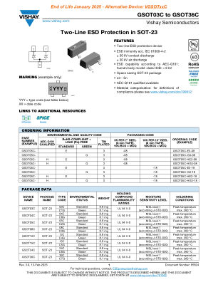 GSOT03C 数据手册首页