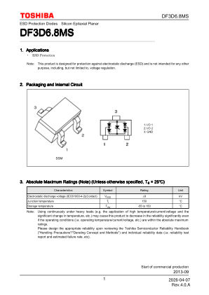 DF3D6.8MS datasheet cover page
