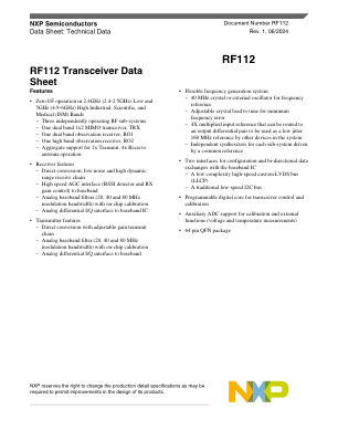 RF112L 数据手册首页