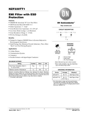 NZF220TT1 数据手册首页