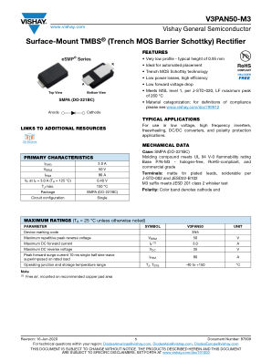V3PAN50 数据手册首页