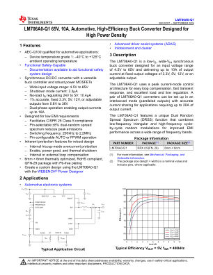 LM706A0-Q1 datasheet cover page