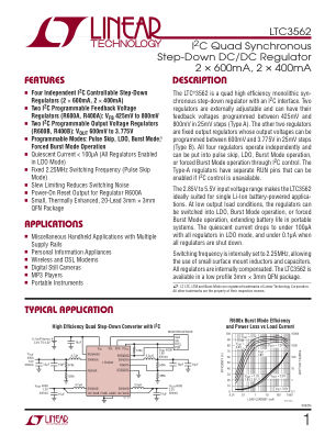 3562FA datasheet cover page