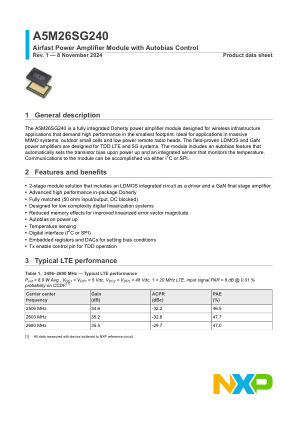 A5M26SG240 datasheet cover page