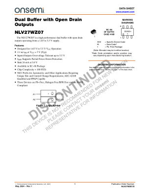 NLV27WZ07 数据手册首页