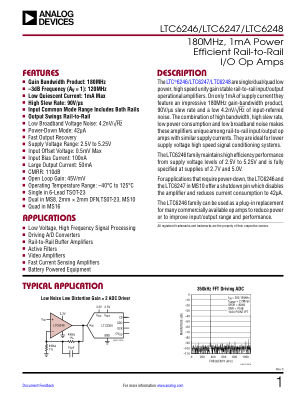 LTC6246-6247-6248 datasheet cover page
