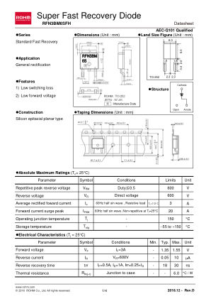 RFN3BM6SFH 数据手册首页