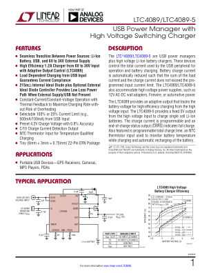 40895FD datasheet cover page