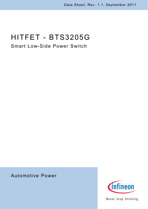 BTS3205G 数据手册首页