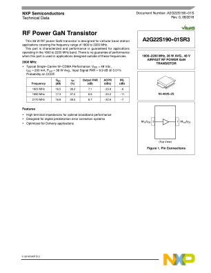 A2G22S190-01S 数据手册首页