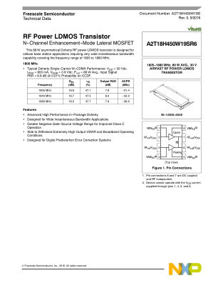 A2T18H450W19S 数据手册首页