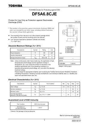 DF5A6.8CJE 数据手册首页