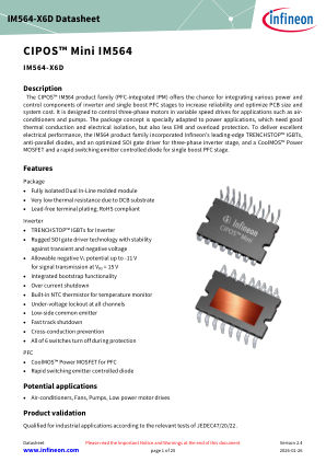 IM564-X6D datasheet cover page