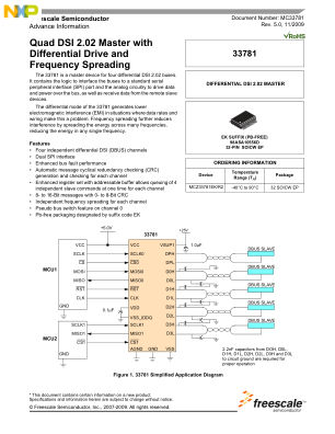MC33781 datasheet cover page