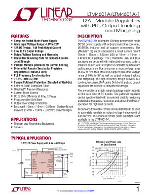 4601AFE datasheet cover page