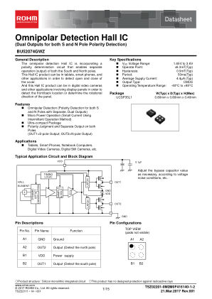 BU52074GWZ datasheet cover page
