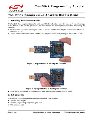 TOOLSTICK321PP datasheet cover page