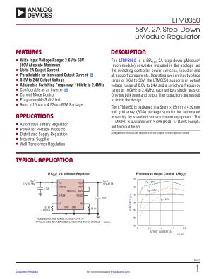 8050FC datasheet cover page