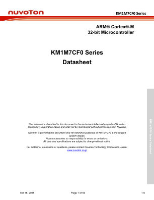KM1M7CF05N 数据手册首页