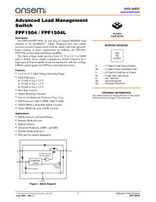 FPF1504 datasheet cover page