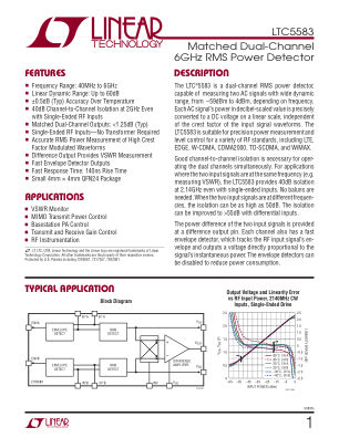 5583FA datasheet cover page