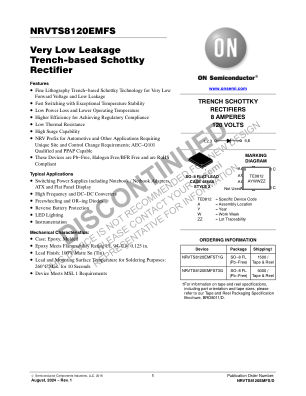 NRVTS8120EMFS datasheet cover page