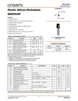 QSD2030F 数据手册首页