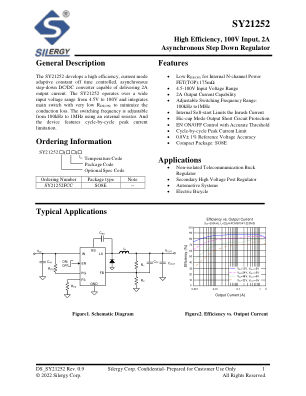 SY21252FCC datasheet cover page