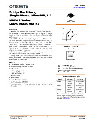 MDB8S 数据手册首页
