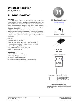RURG80100-F085 数据手册首页