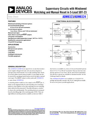 ADM8323 datasheet cover page