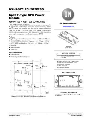 NXH160T120L2Q2 数据手册首页