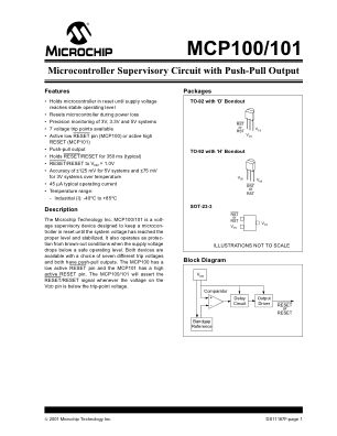 MCP100T-300I 数据手册首页
