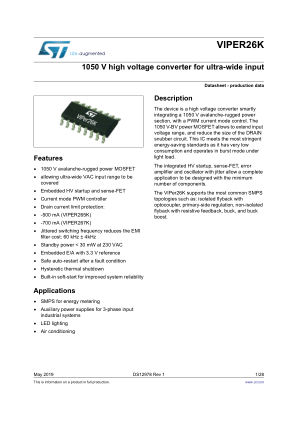 VIPER26K 数据手册首页