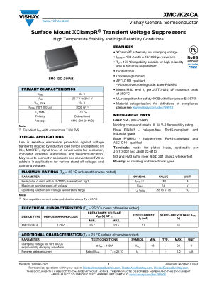 XMC7K24CA 数据手册首页