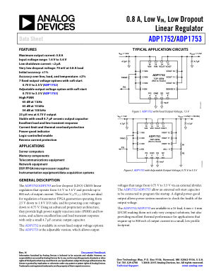 ADP1752 datasheet cover page