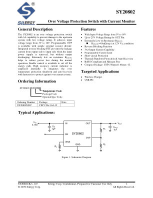 SY20802UGC datasheet cover page