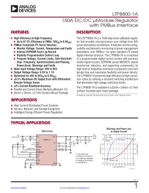 LTP8800-1A datasheet cover page