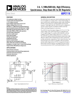ADP2118 datasheet cover page