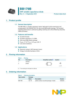 BB179B datasheet cover page