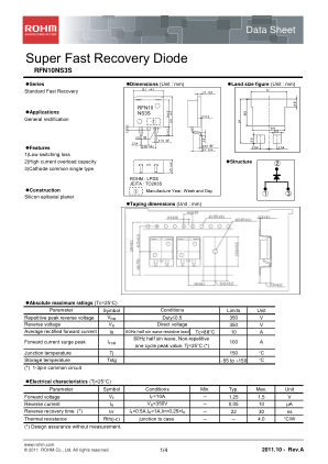 RFN10NS3S 数据手册首页